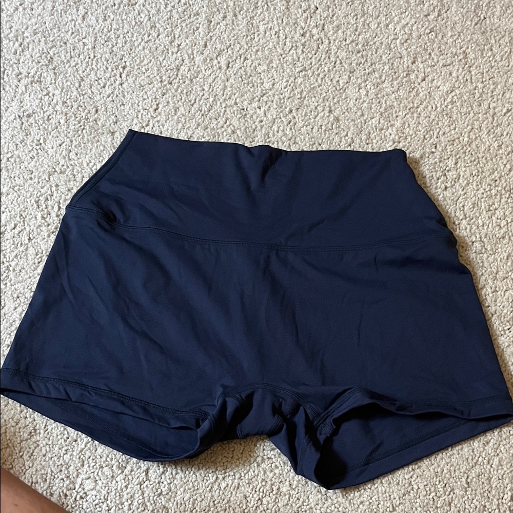 SET Active High Waist Navy Shorts
